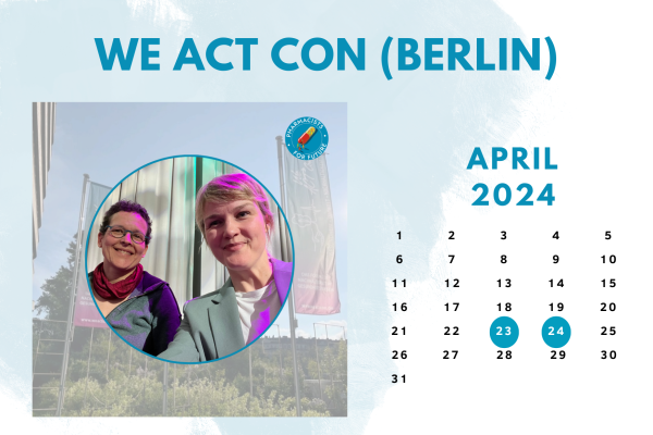 Birgit und Claudia vertraten uns auf der We Act Con in Berlin. Sie durften auch ein Interview geben.