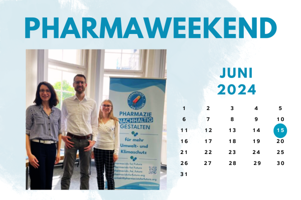 Auf dem Pharmaweekend des BPHD konnten wir uns mit unserem Stand, einem Vortrag, einem Workshop und der Teilnahme an einer Podiumsdiskussion beteiligen.